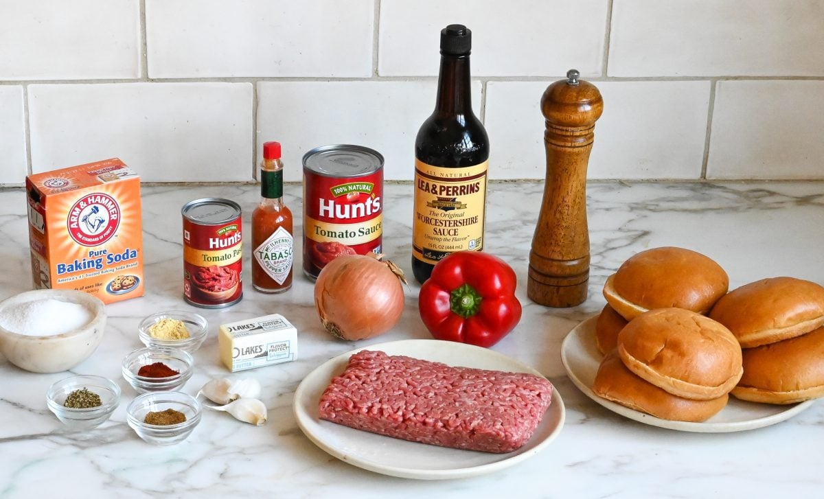 ingredients for sloppy joes