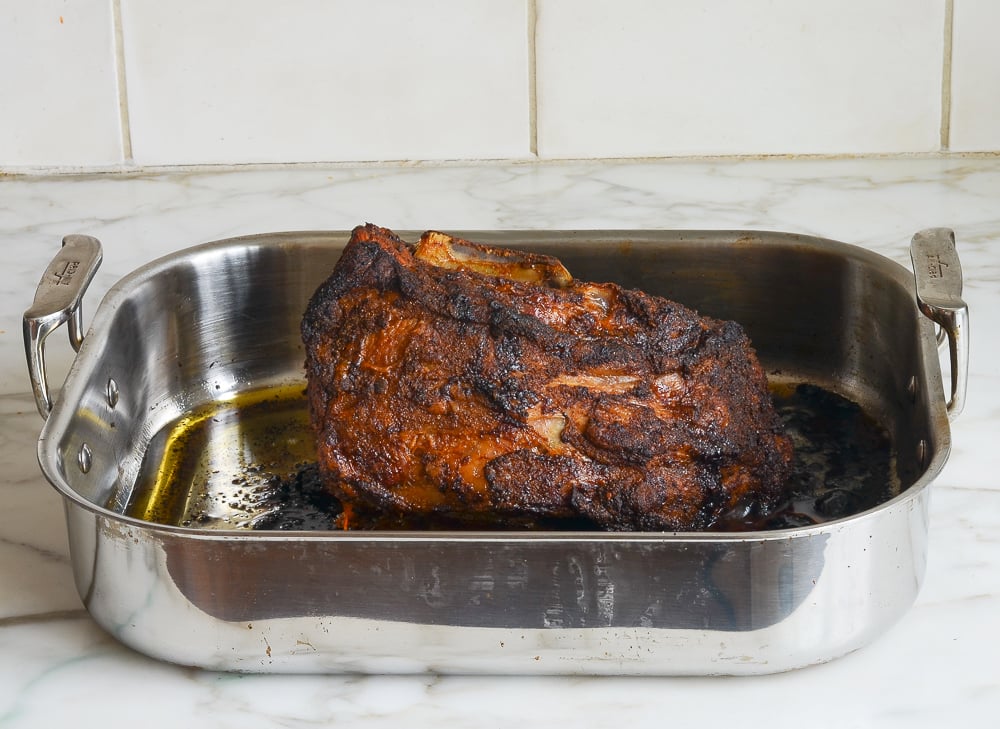 roasted pork shoulder