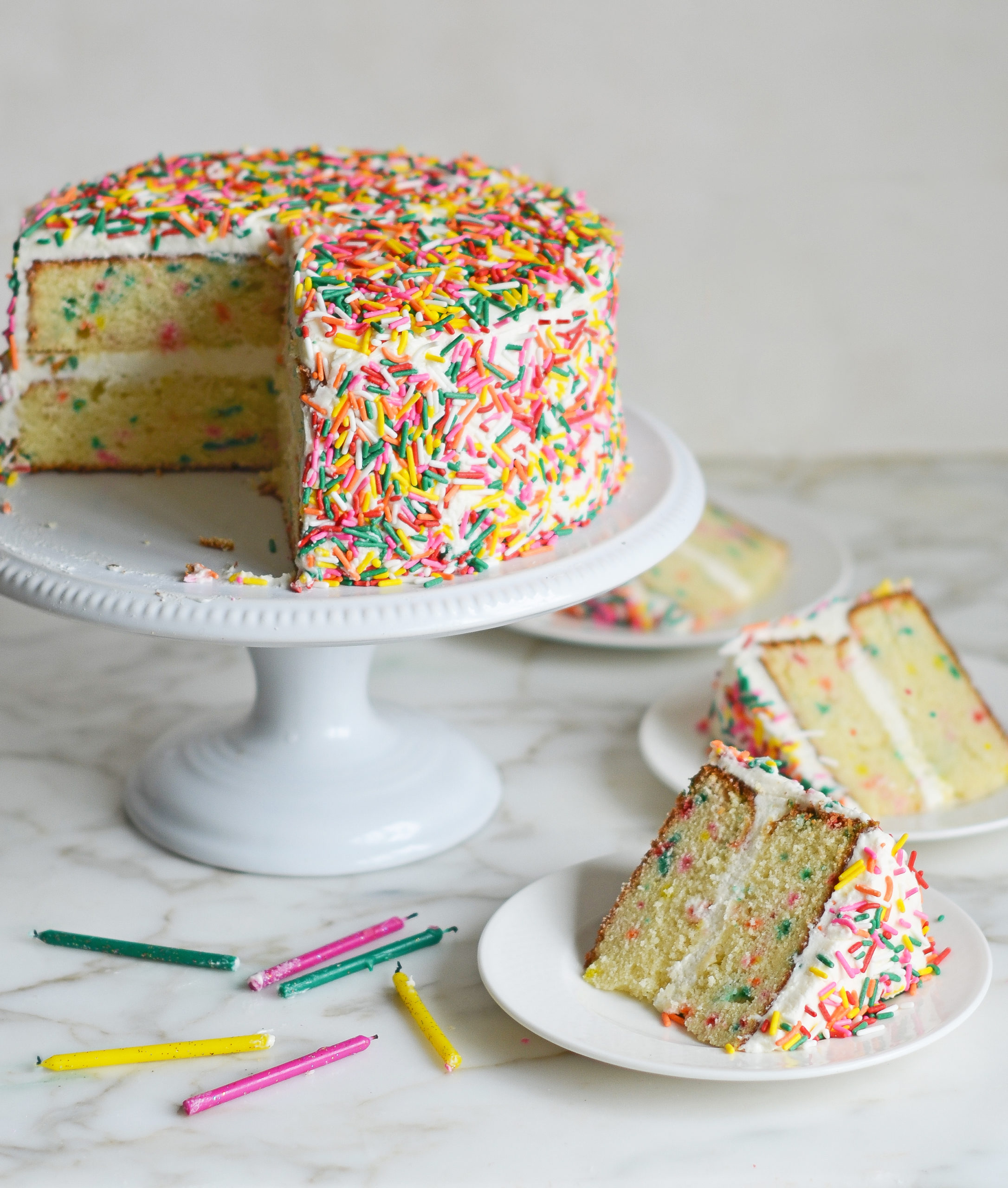 Rainbow Cake Recipe  Land OLakes