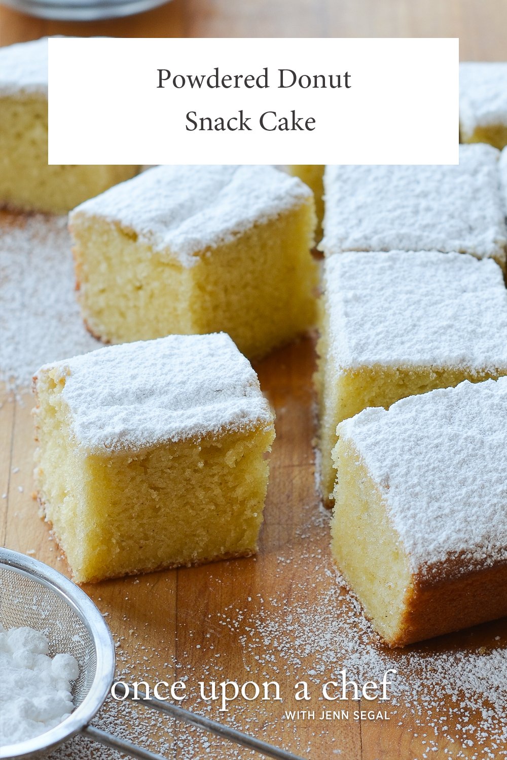 Powdered Donut Cake Once Upon a Chef