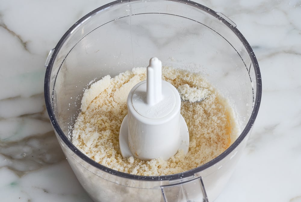 ground almonds and sugar
