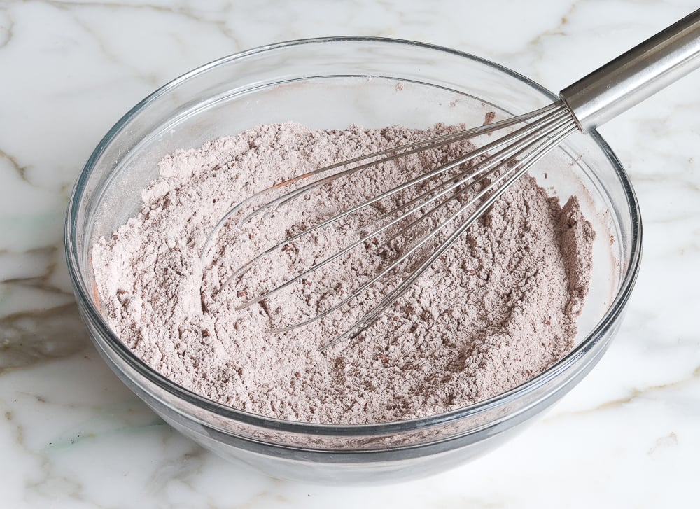 whisked dry ingredients