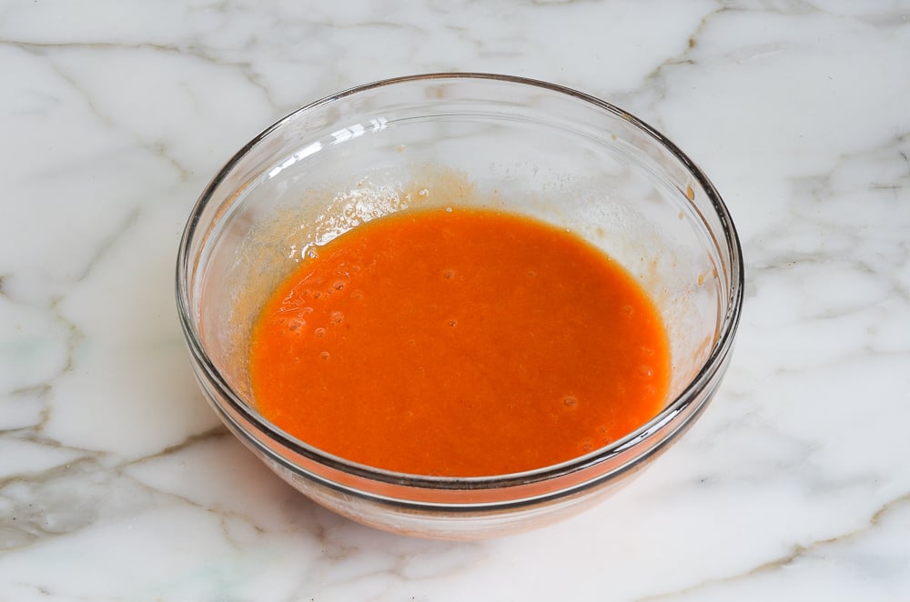 buffalo sauce in bowl