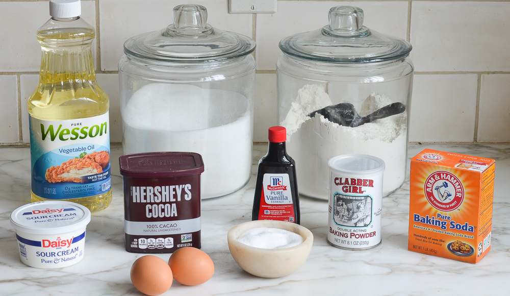 chocolate cake ingredients