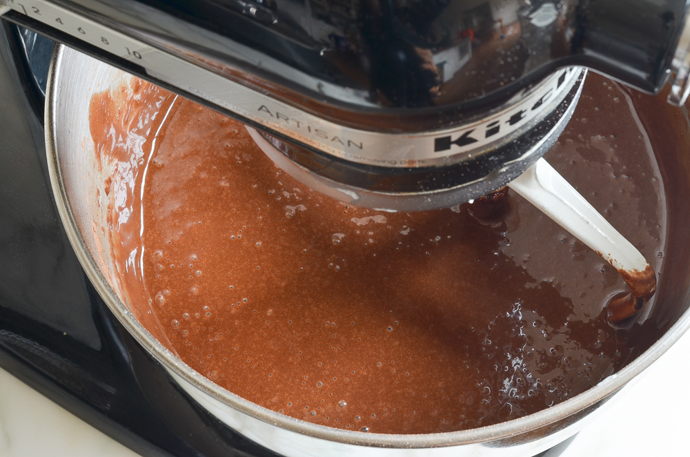 chocolate cake batter 