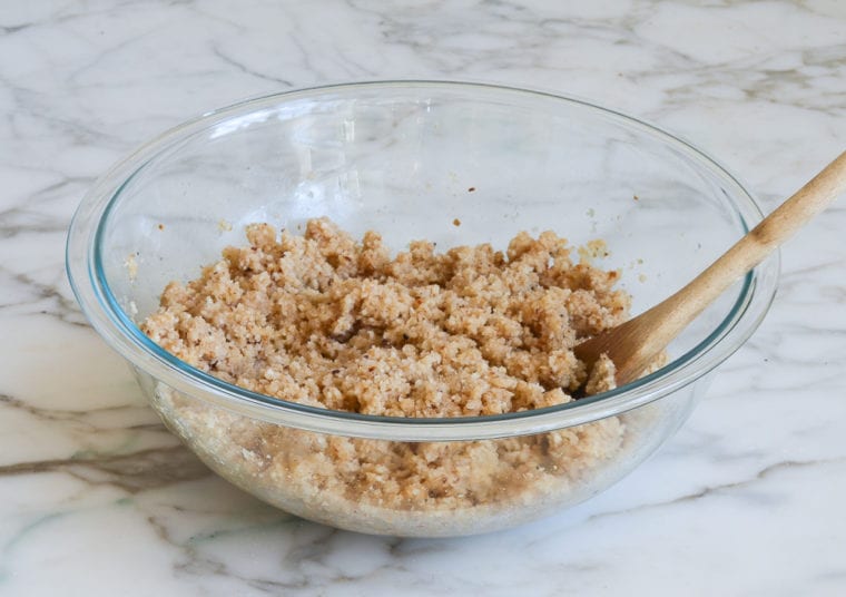 passover roll mix in bowl