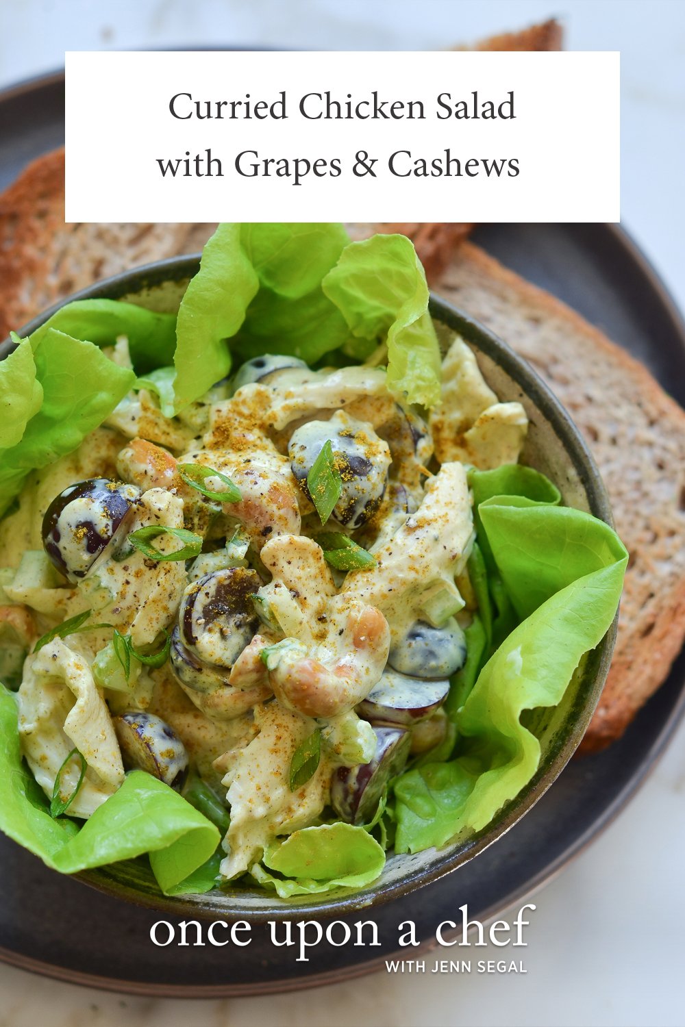 Curried Chicken Salad with Grapes & Cashews
