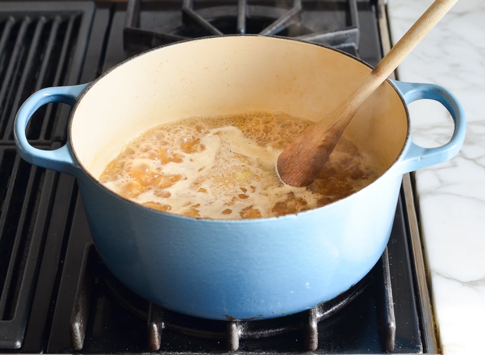 Orzo Risotto with Shrimp, Peas & Bacon Once Upon a Chef