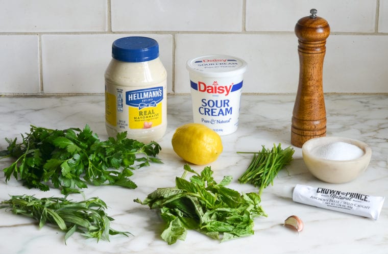 green goddess dressing ingredients