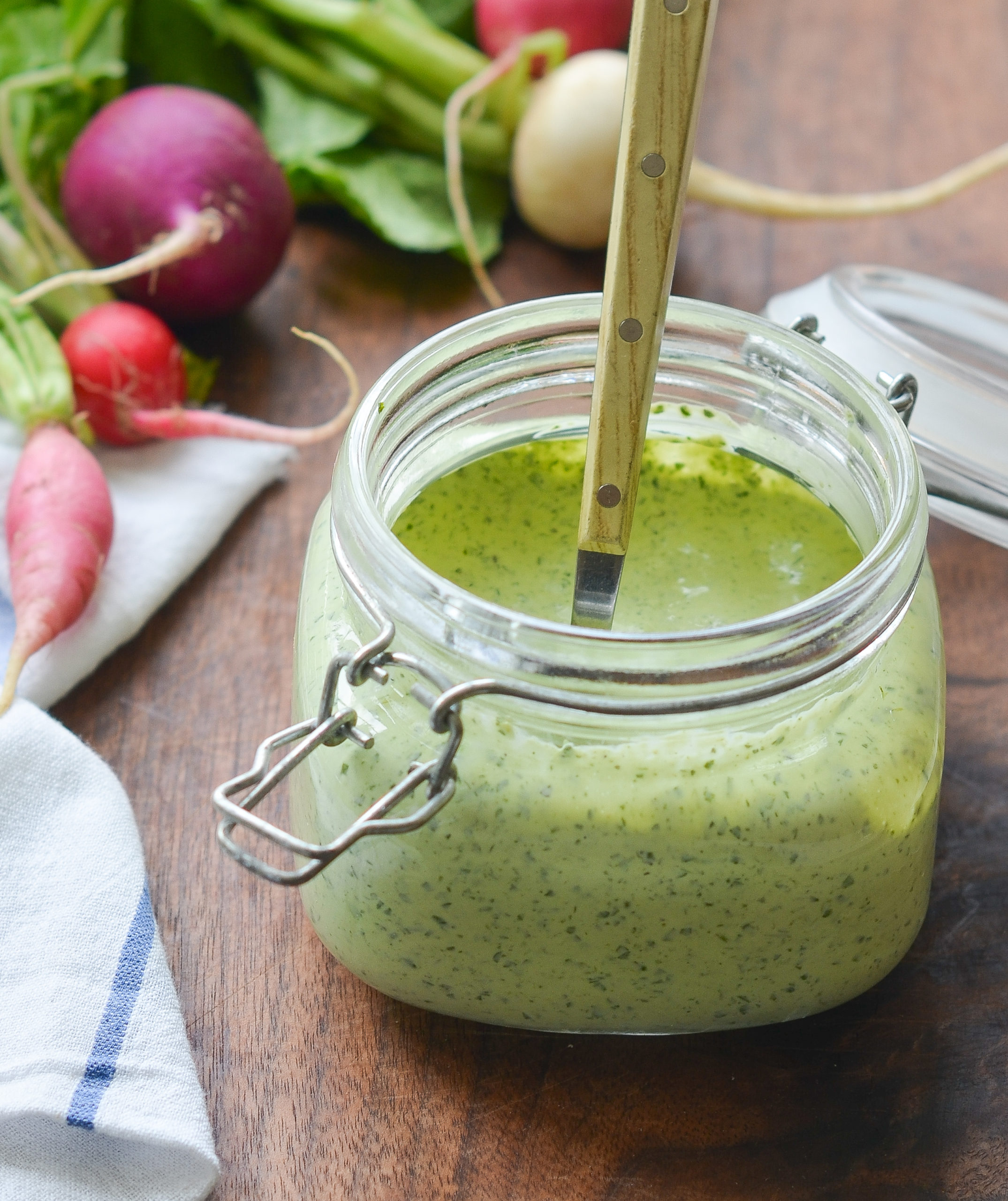 Green Goddess Dressing (and Dip) - Once ...