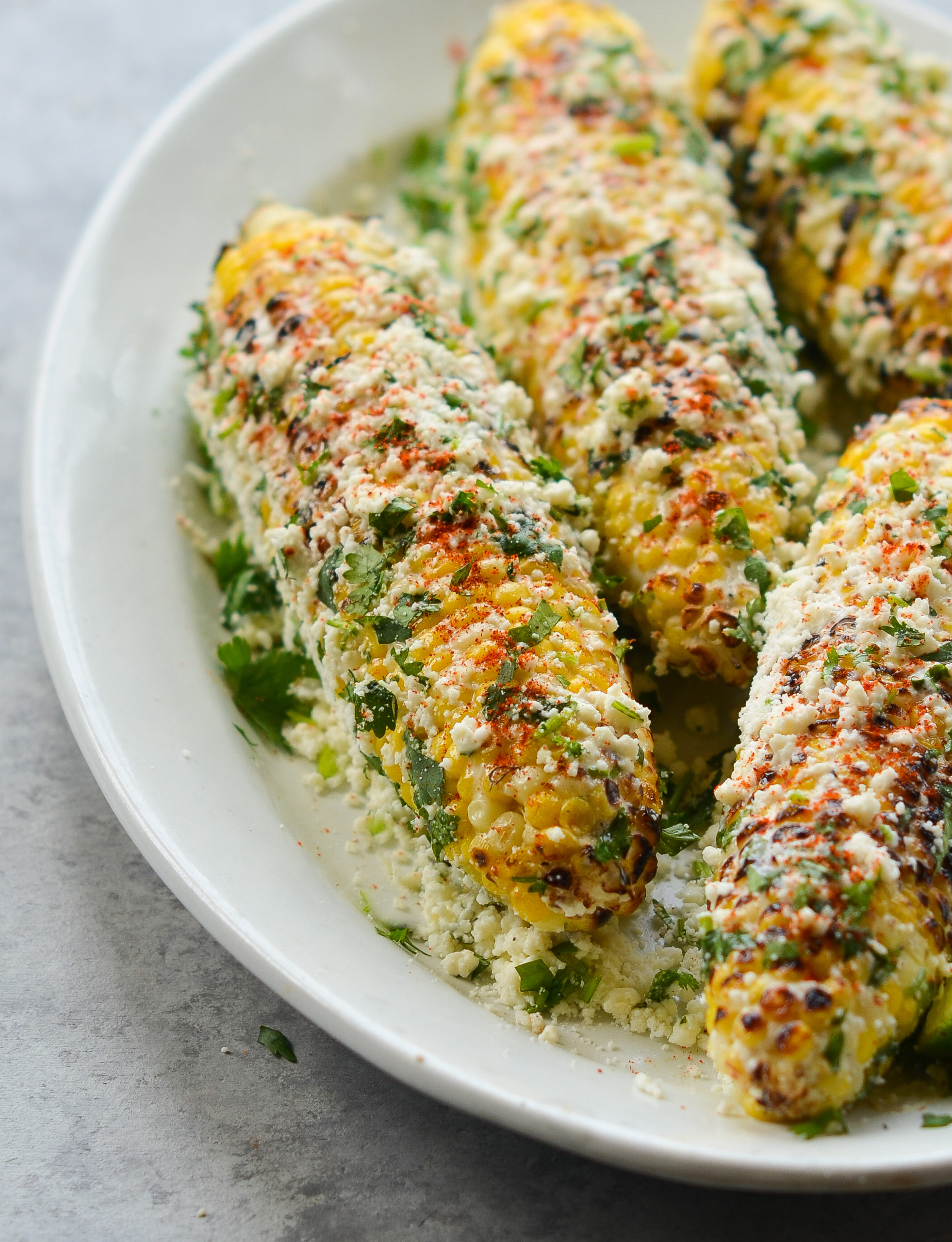 Grilled Mexican Street Corn (Elote) - Once Upon a Chef