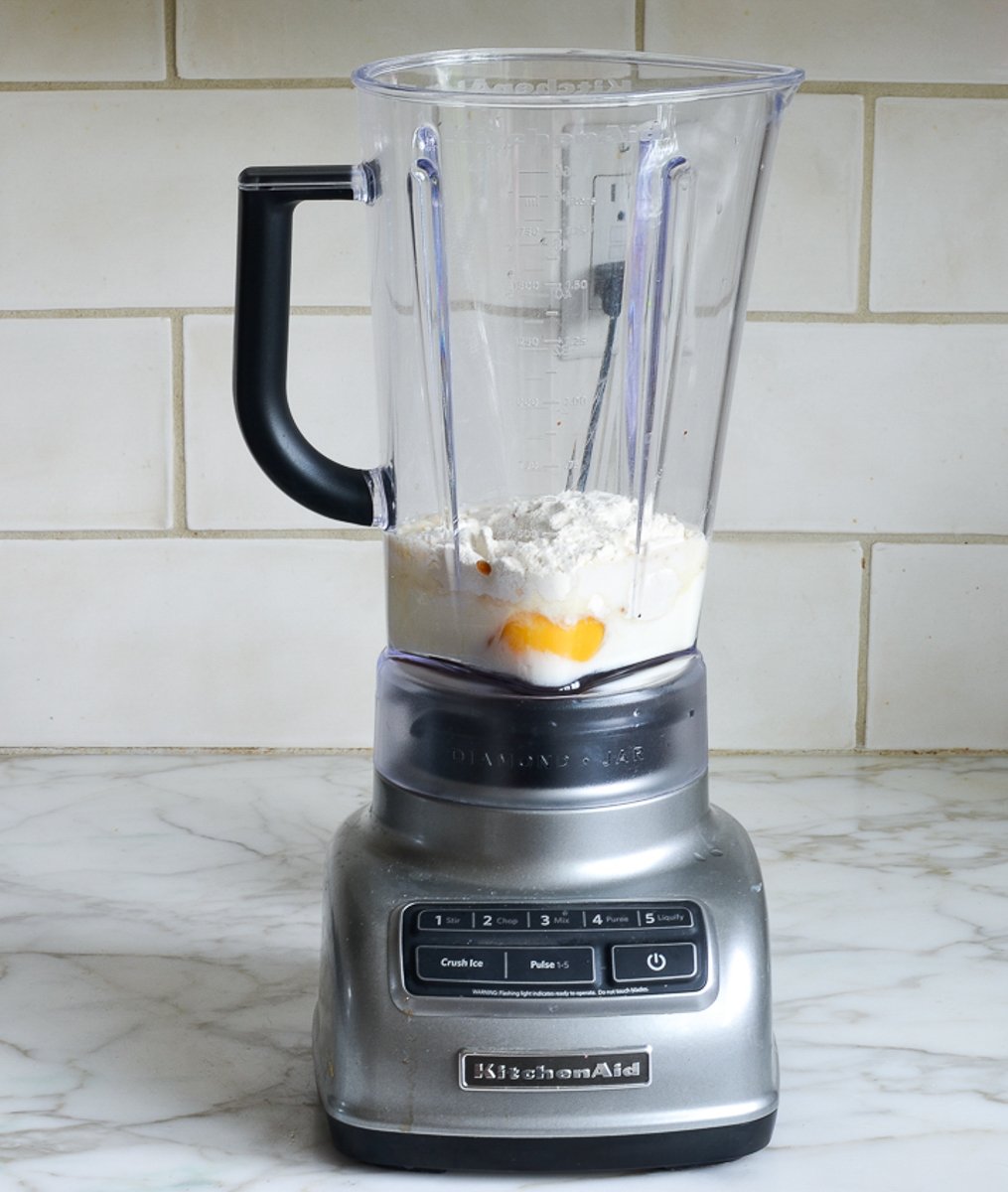 dutch baby ingredients in blender