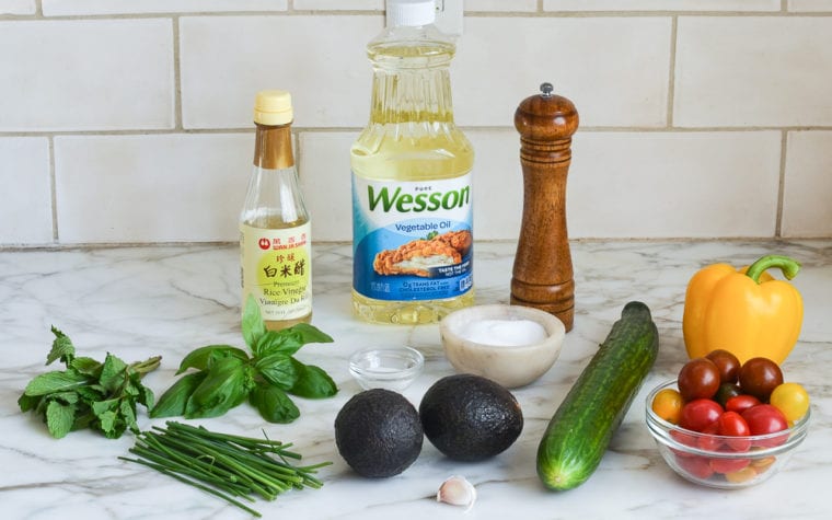 avocado salad ingredients