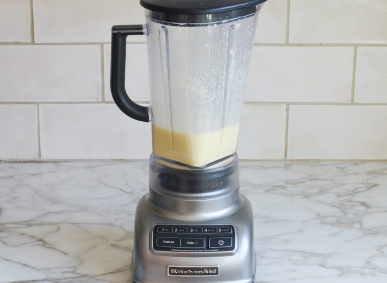 blended milk and corn