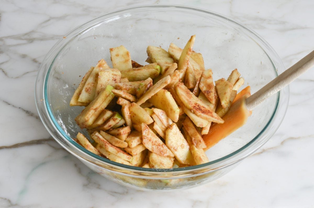 tossed apple filling