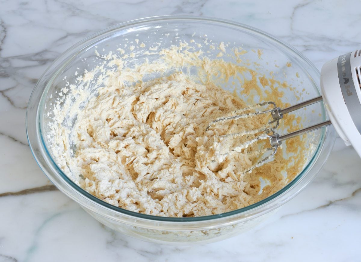 batter with eggs and vanilla mixed in