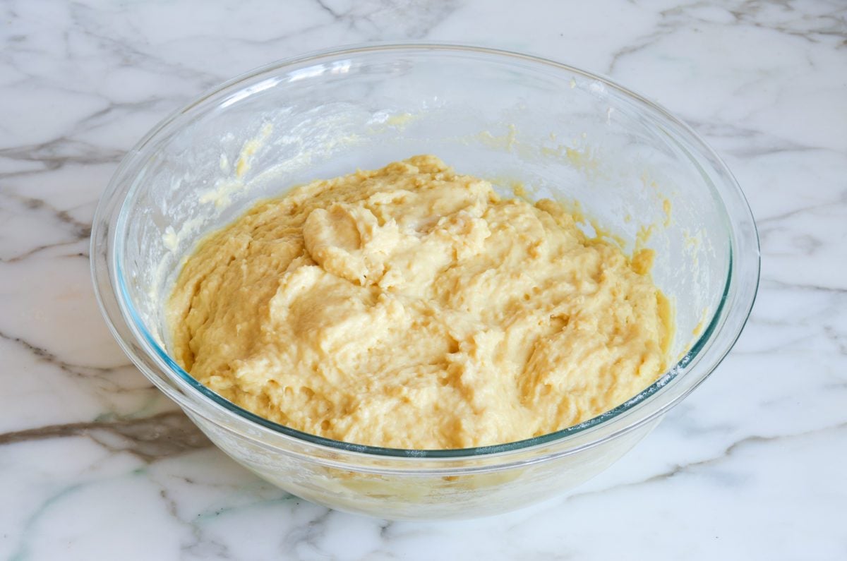 dough after first rise