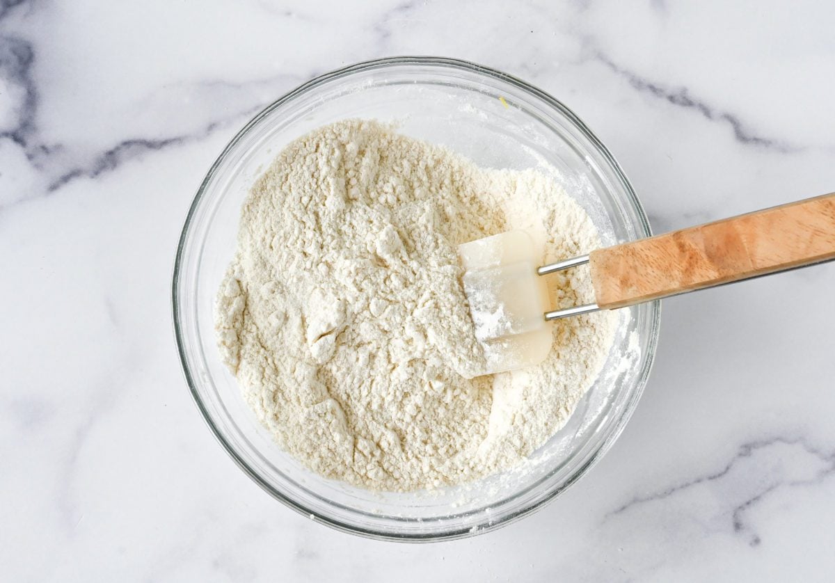 mixed biscuit topping