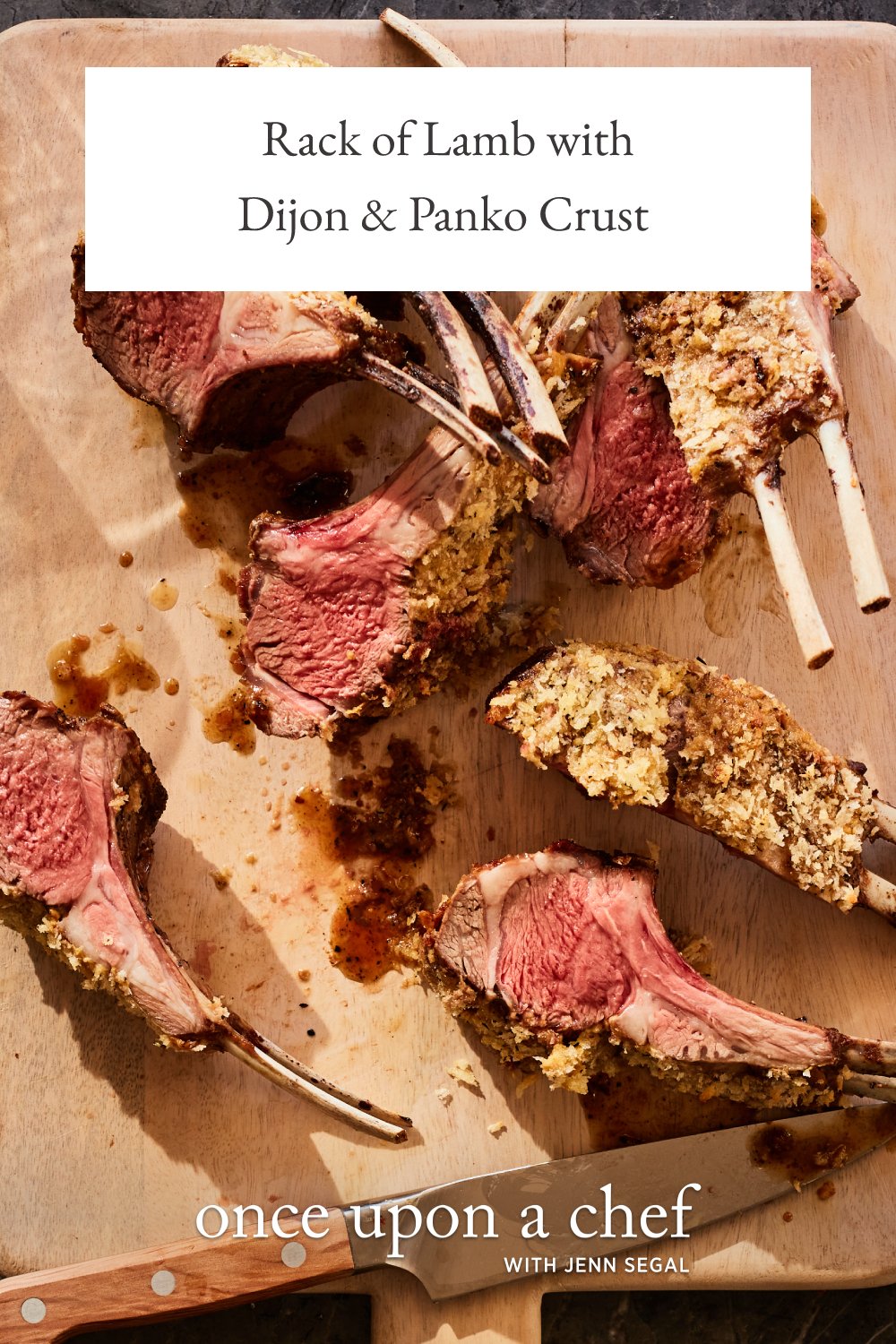 Rack of Lamb with Dijon & Panko Crust Once Upon a Chef