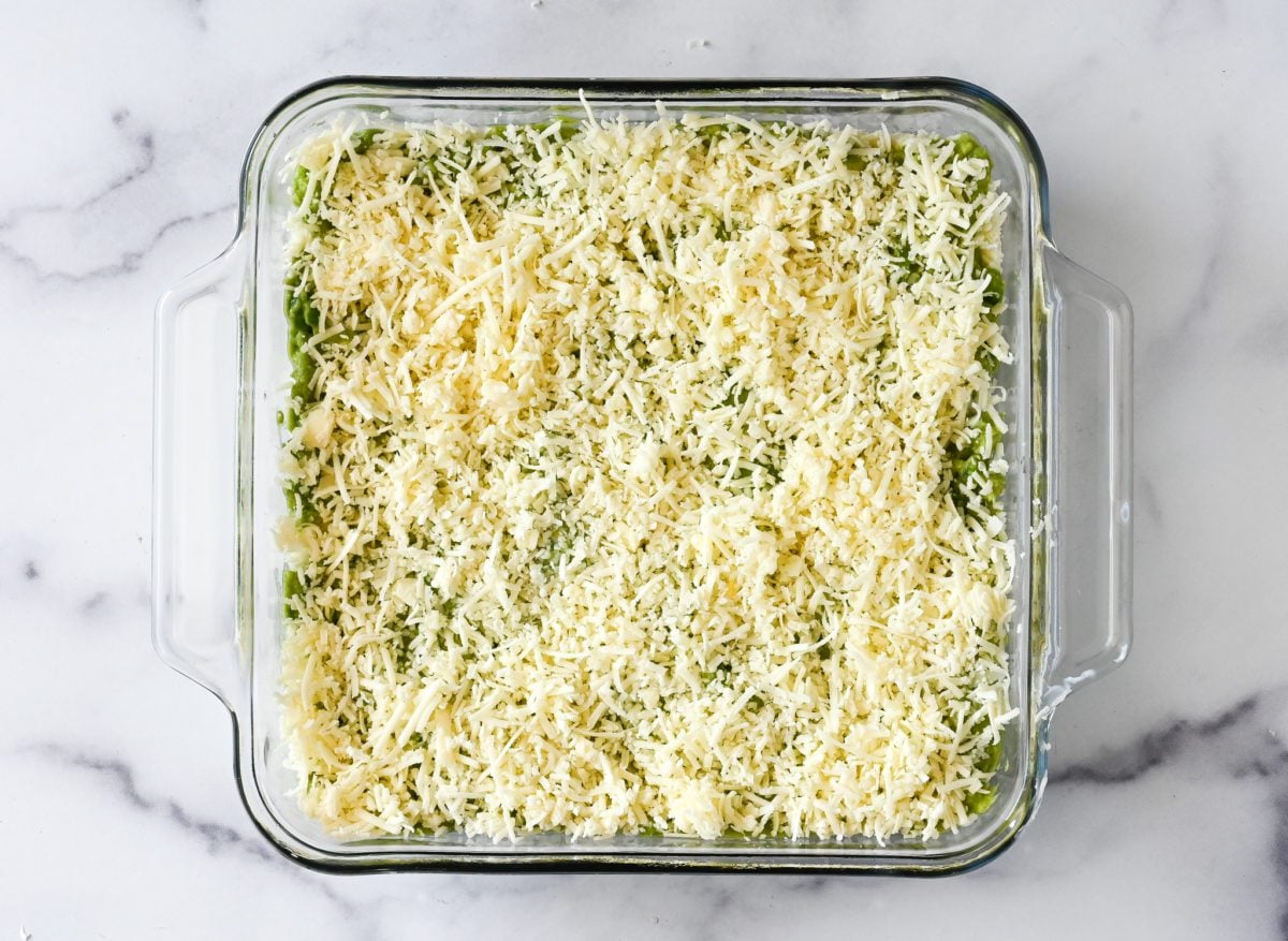 second cheese layer