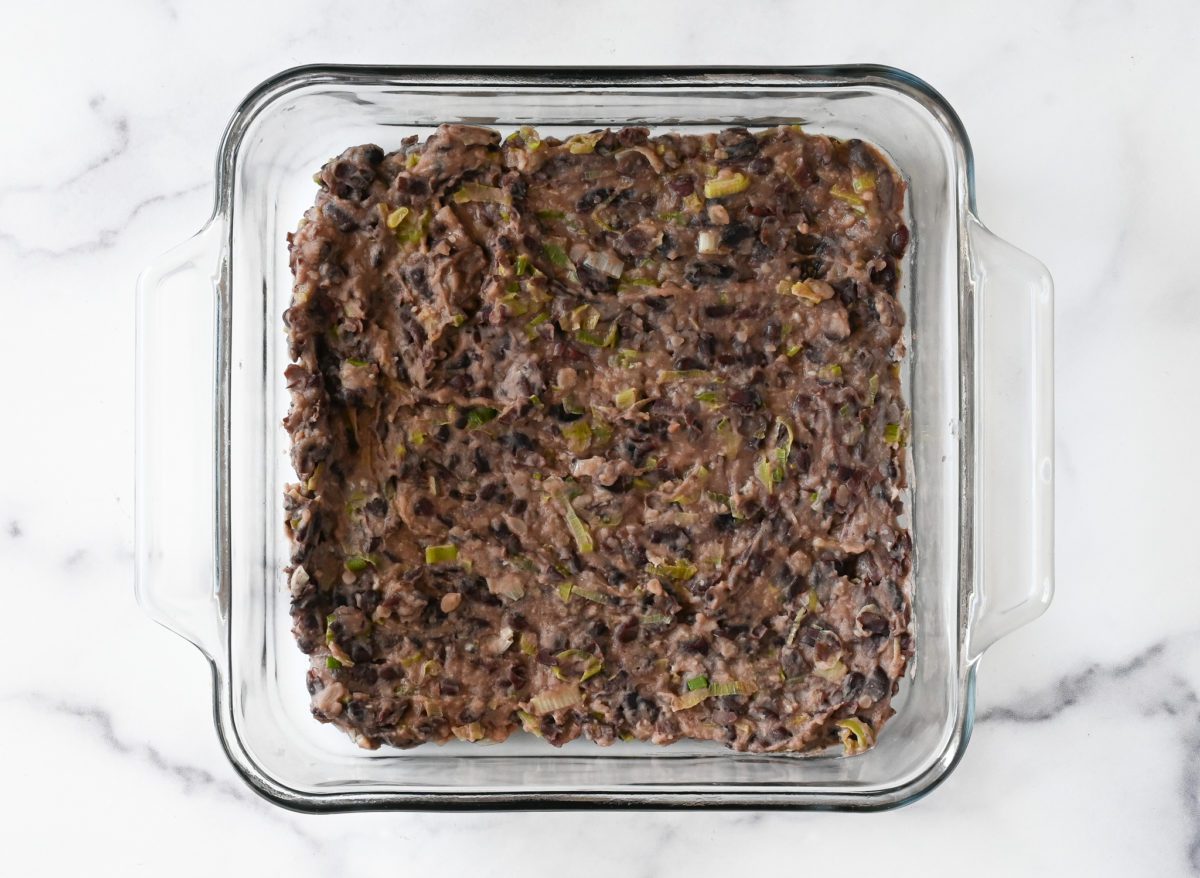 black bean layer