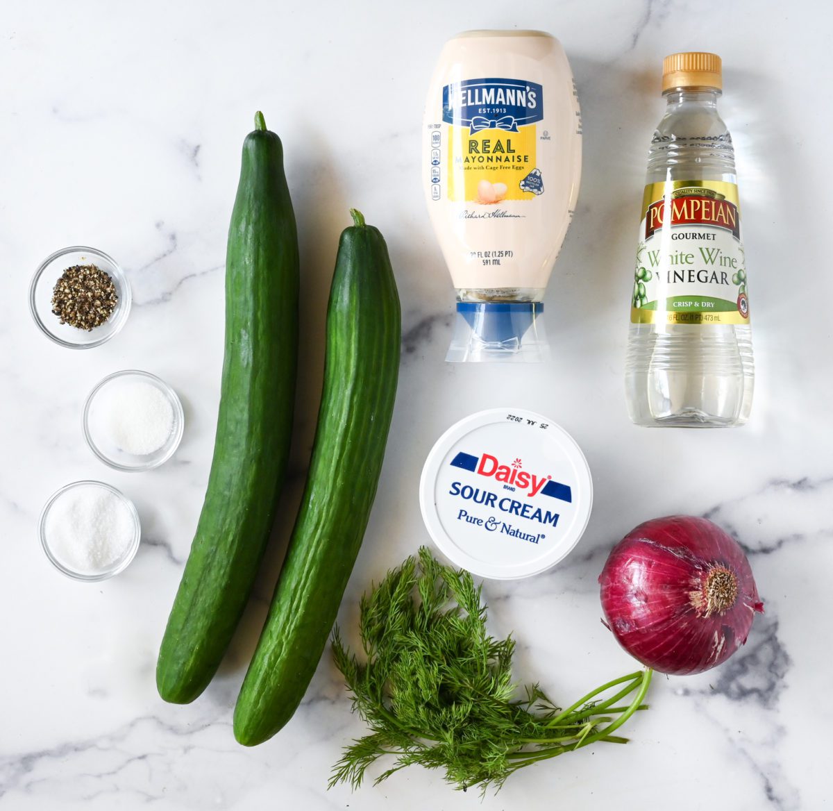 Creamy Cucumber Salad Once Upon a Chef