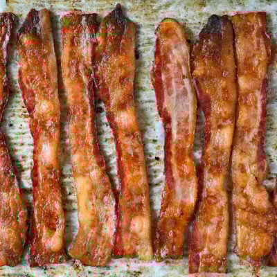 bacon on parchment paper