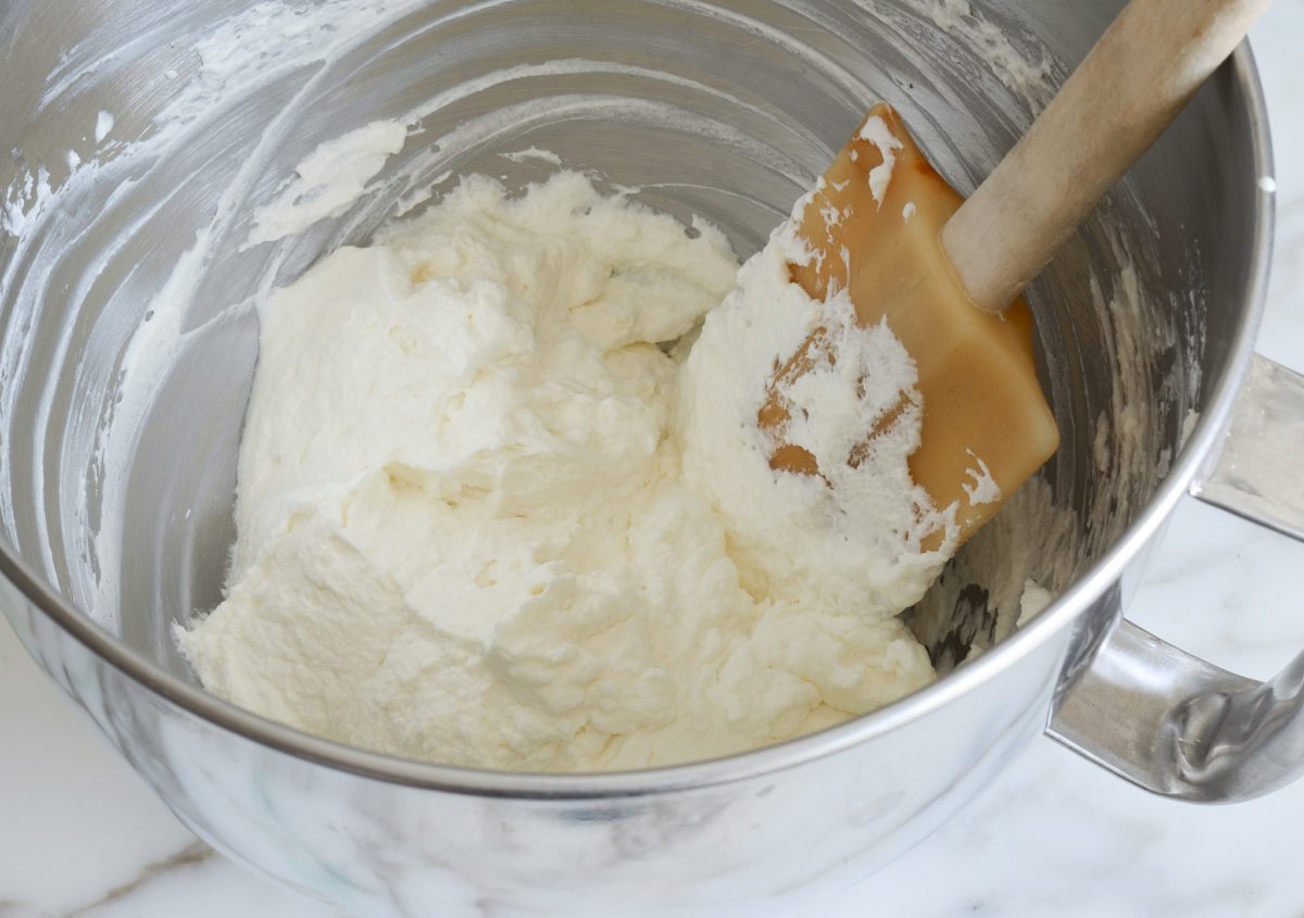 over whipped cream