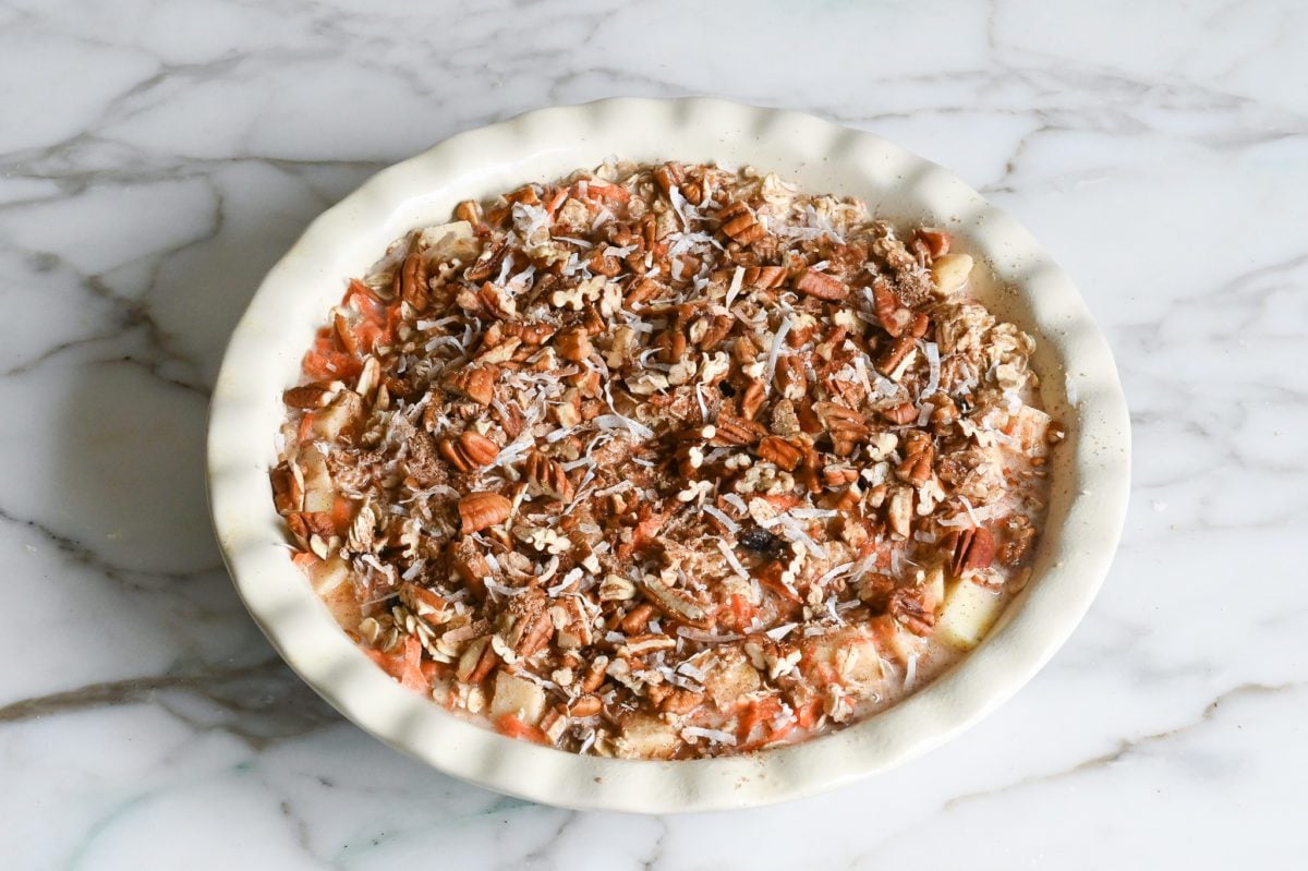 Ellie Krieger's Morning Glory Baked Oatmeal Once Upon a Chef