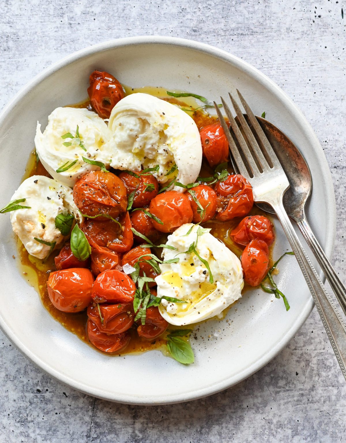 Slow-Roasted Cherry Tomatoes & Burrata-image