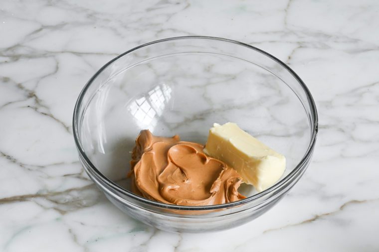 peanut butter and butter in bowl