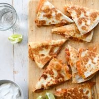 chicken quesadillas