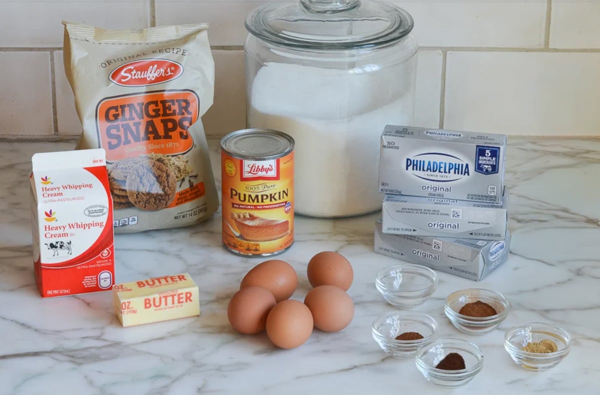 pumpkin cheesecake ingredients
