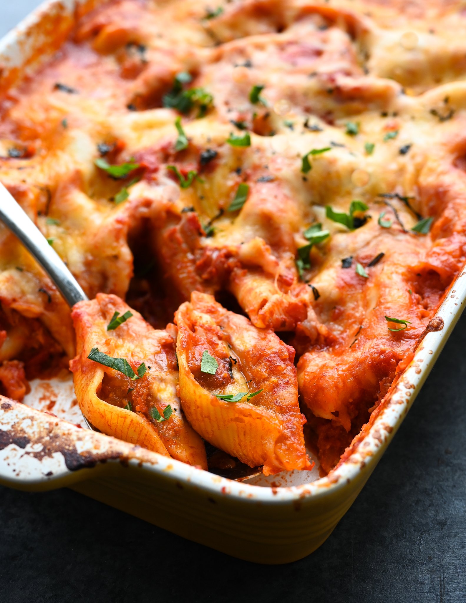 Easy Stuffed Shells Recipe With Spinach