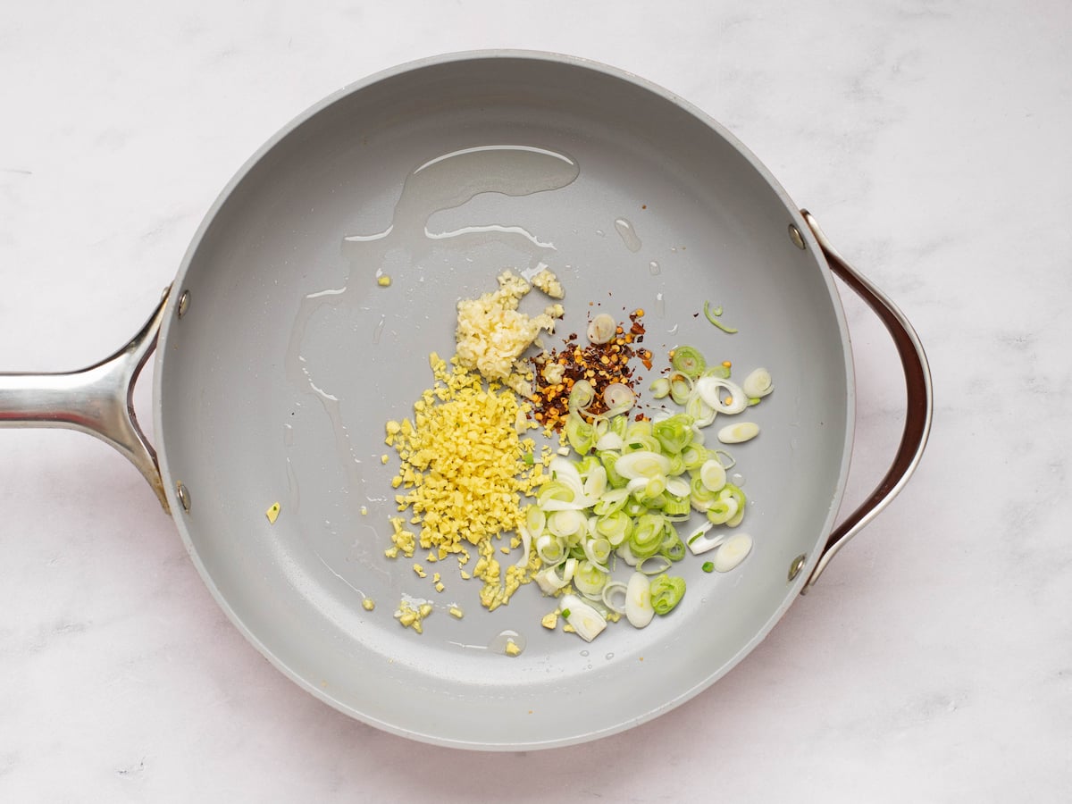 cooking the aromatics