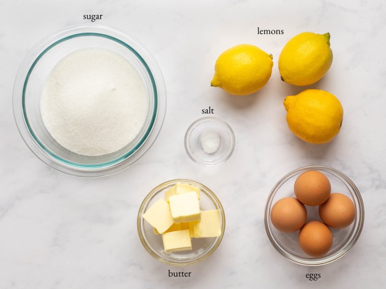 what you'll need to make lemon curd