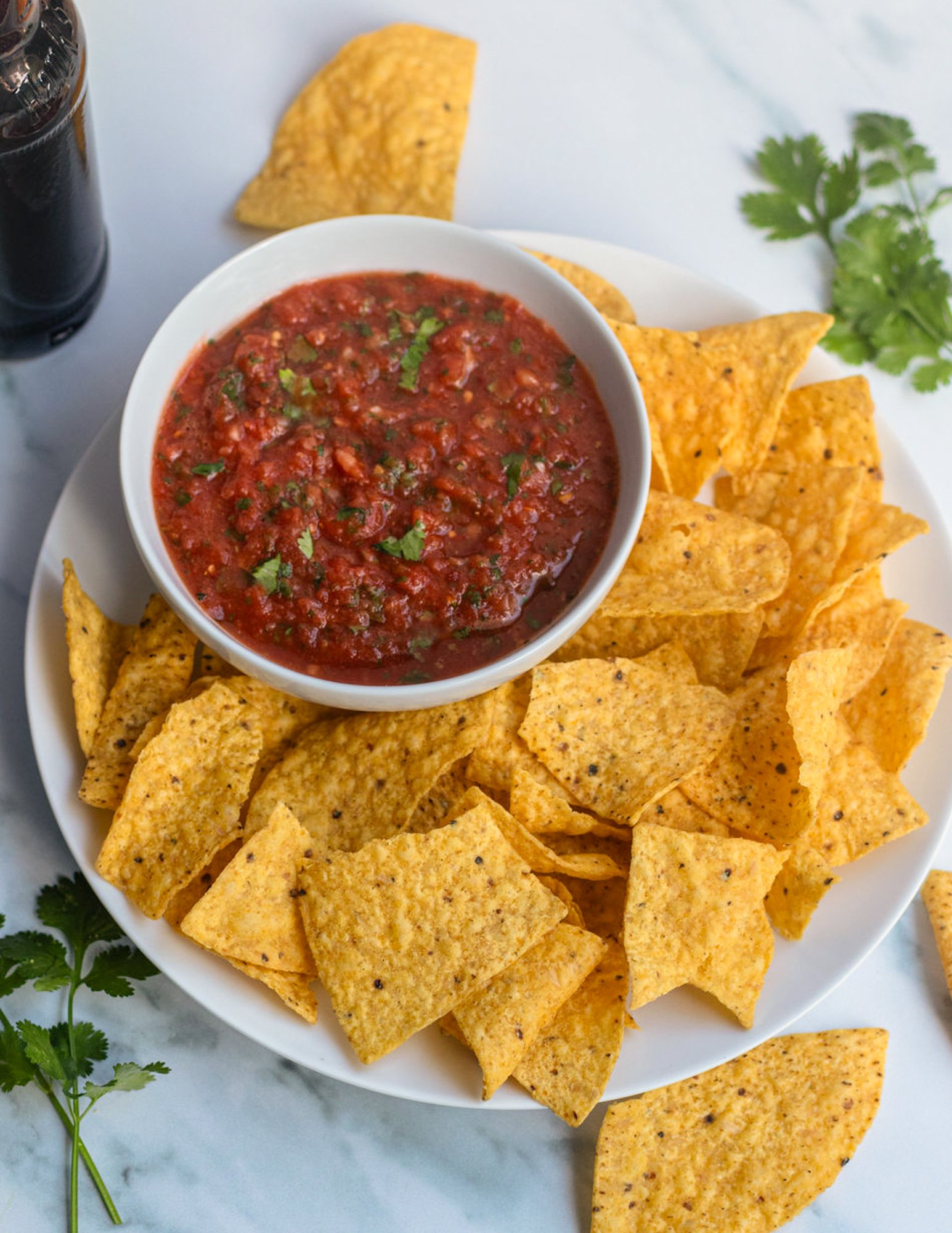 Easy Fresh Tomato Salsa in the Blender - Everyday Southwest