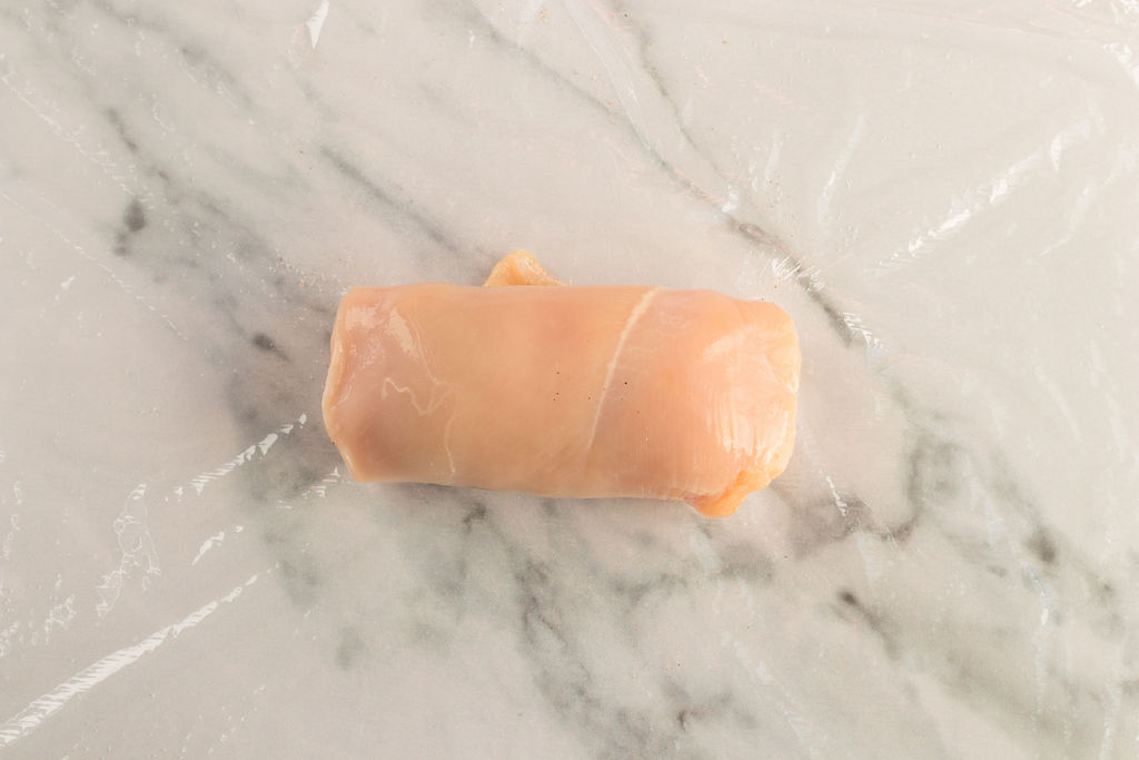 fully rolled up chicken breasts
