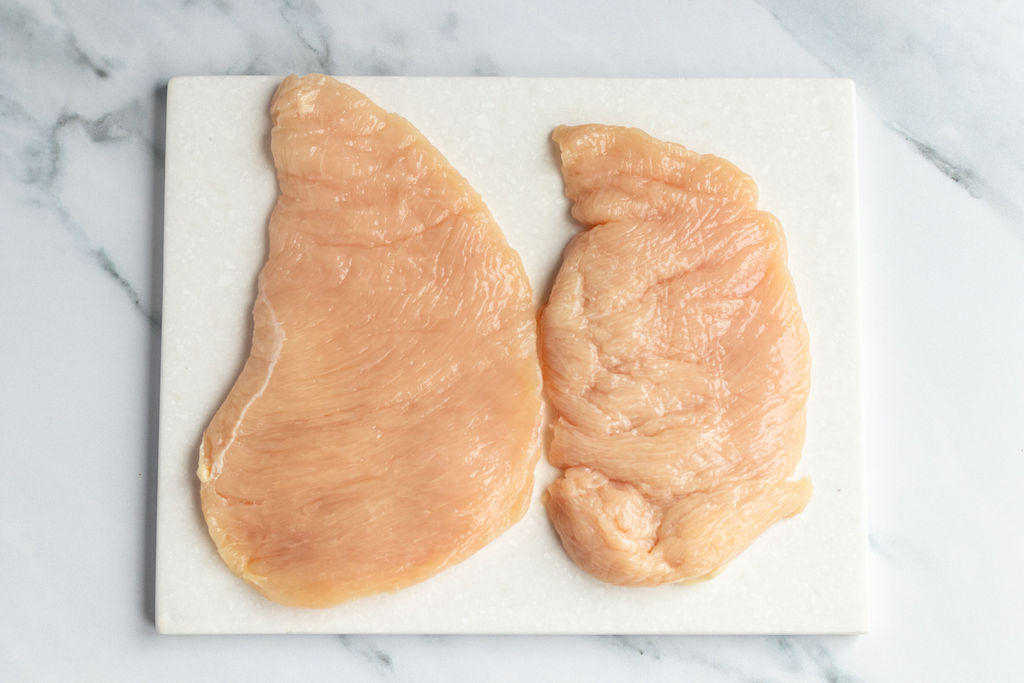 pounded chicken breasts