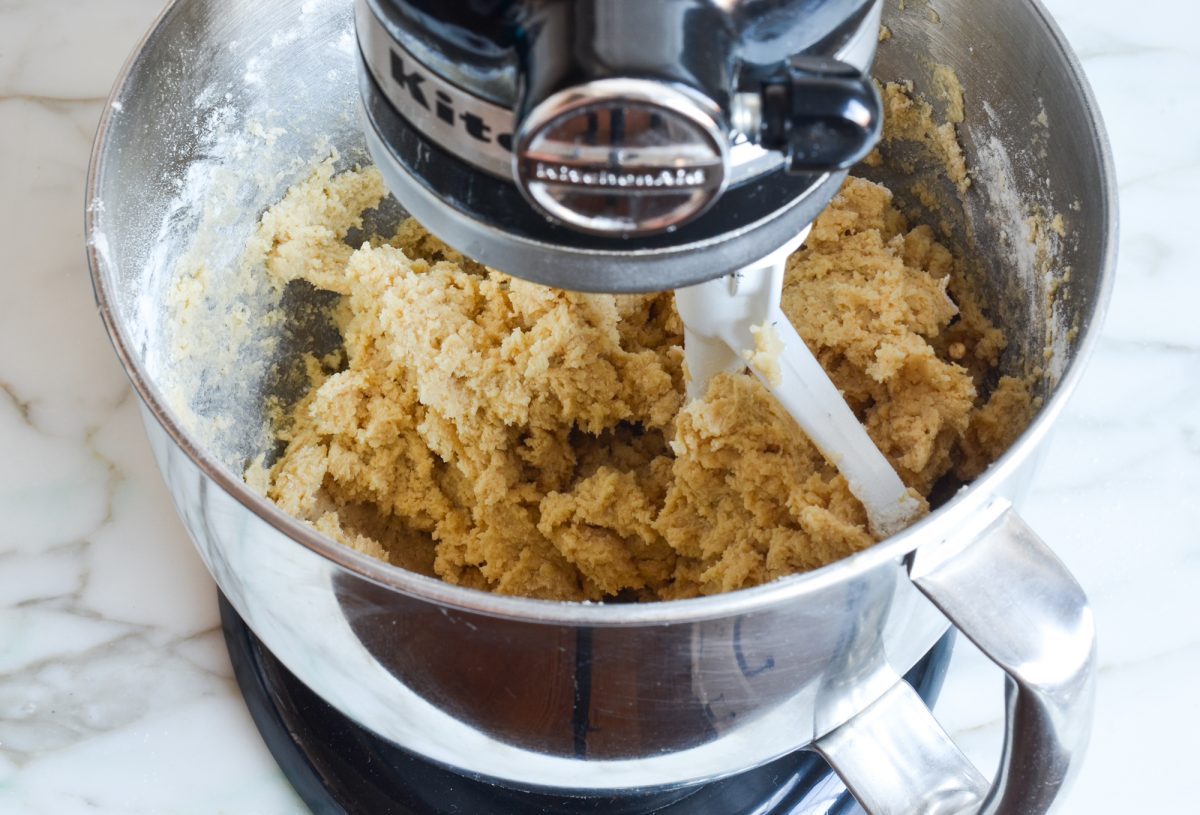 batter with dry ingredients incorporated