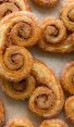 palmiers on a baking sheet