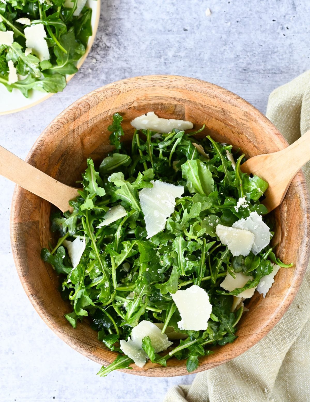 Arugula Salad with Parmesan, Lemon & Olive Oil