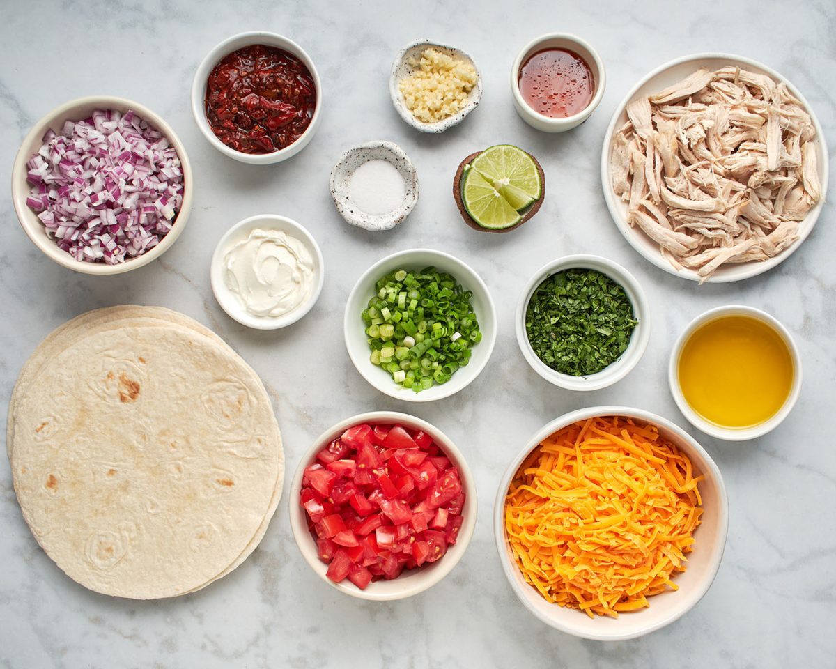 chipotle chicken quesadillas ingredients