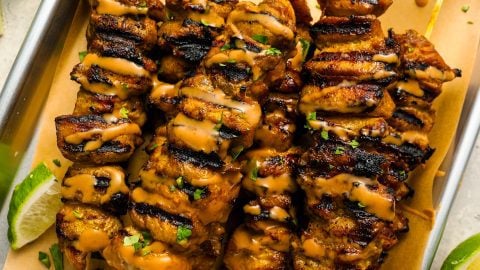 Grilled Chicken and Vegetable Skewers