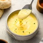 hollandaise sauce in bowl