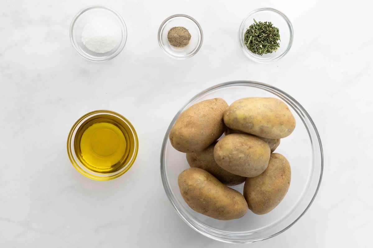 Crispy Potato Wedges Ingredients