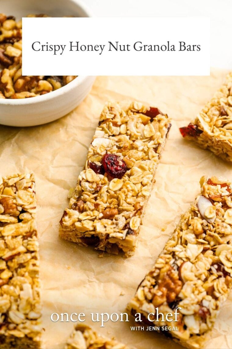 crispy honey nut granola bars