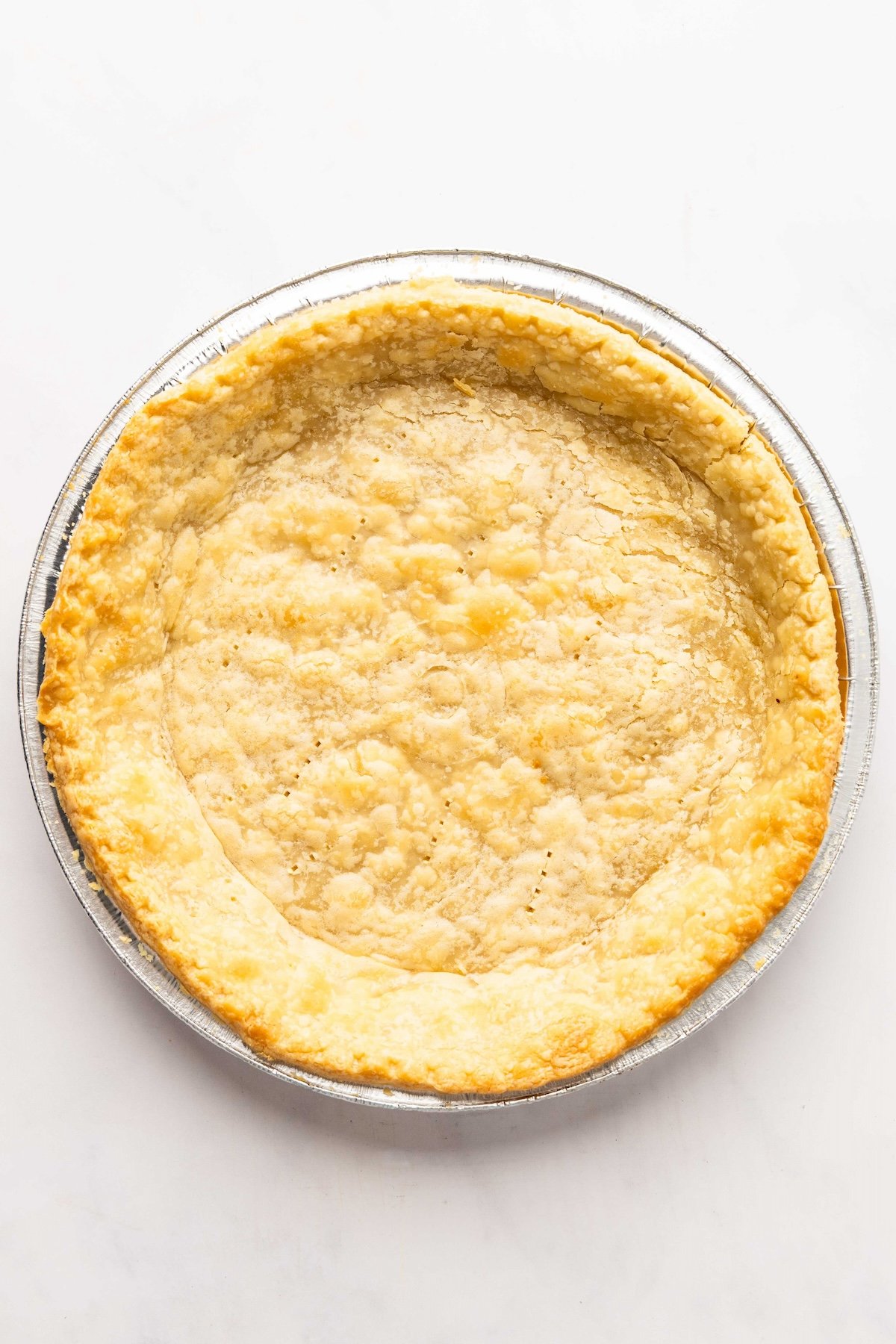 golden blind baked pie crust