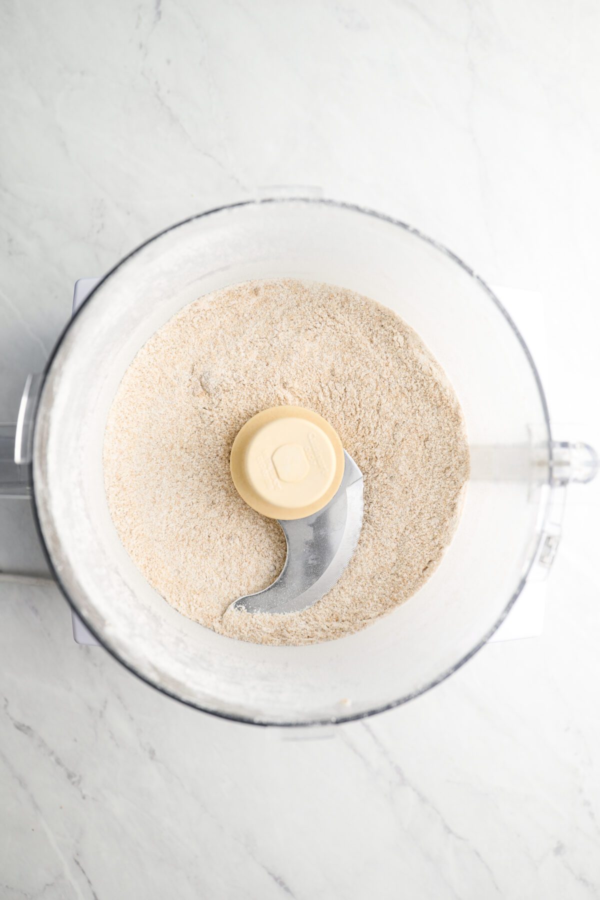 dry ingredients for topping in food processor