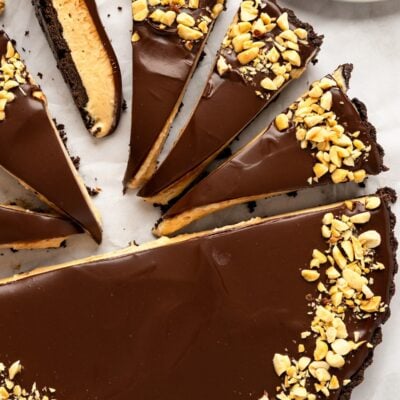 chocolate peanut butter tart